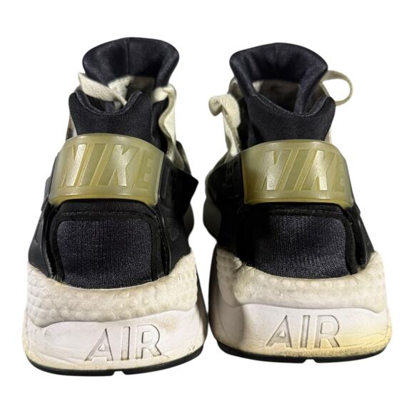 Nike Air Huarache DD1068-001 Black White Gold Men’s Size 13 Retro Sneakers - Picture 5 of 8